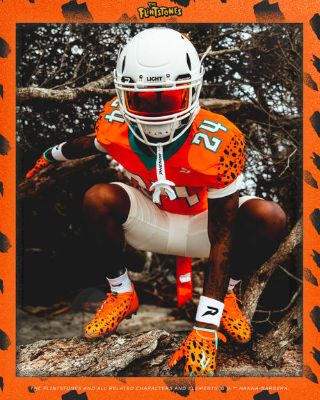 The Flintstones "Bedrock Blitz" Football Cleats - Quantum Speed by Phenom Elite - Pro Game Sports