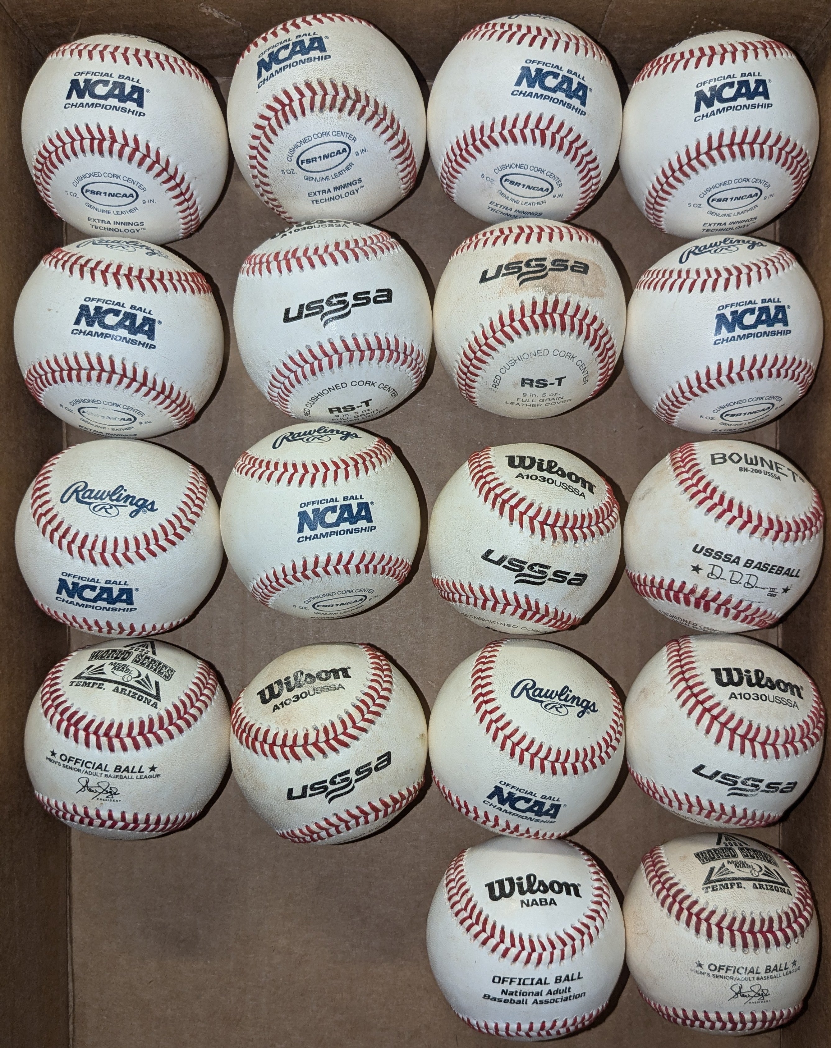 18 Used Baseballs Random (Very Good to Excellent Condition)