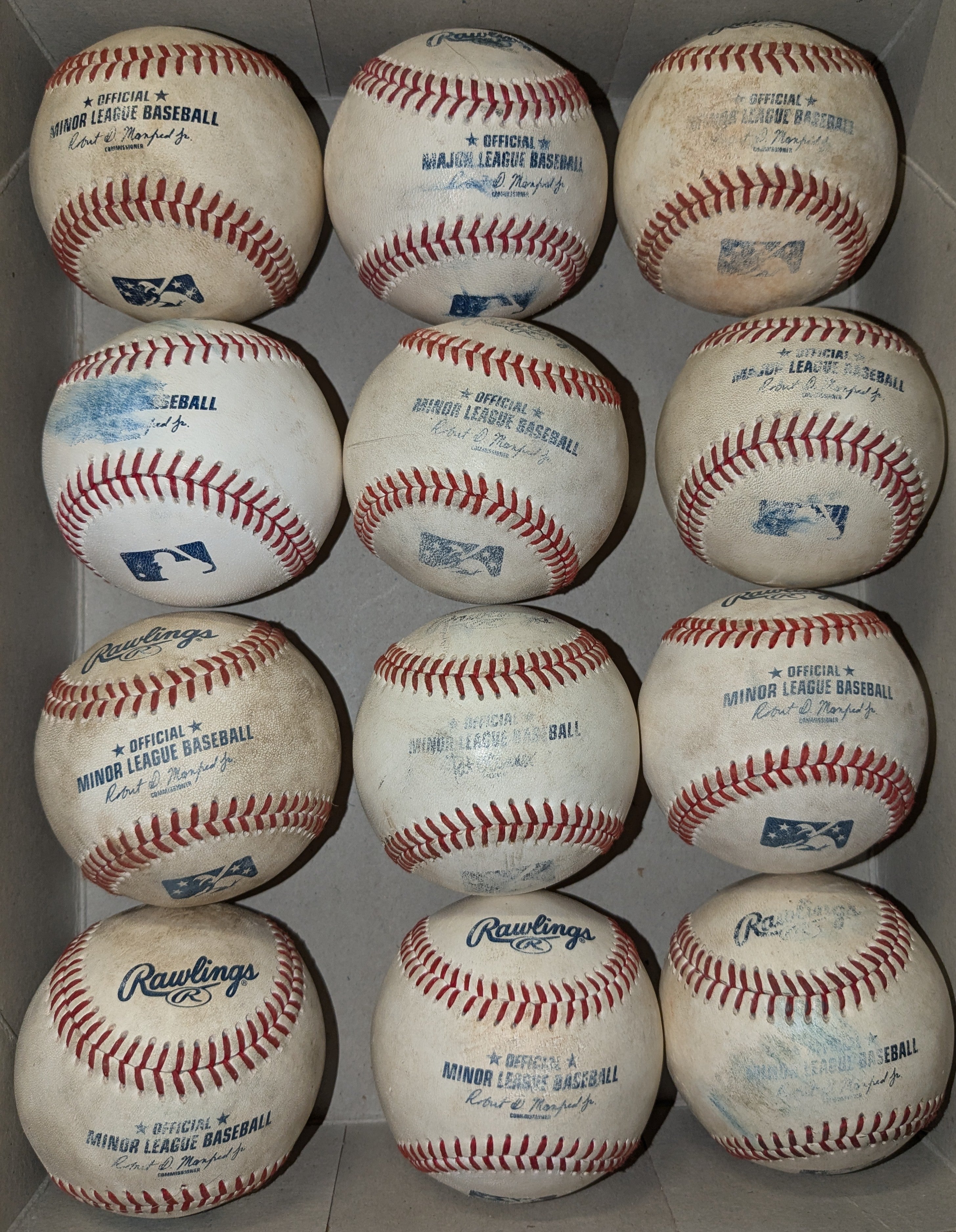 Used  MLB and/or MILB Baseballs (Good to Very Good Condition)