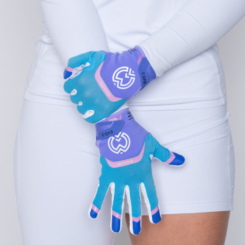 Cotton Candy EVO2 Football Gloves