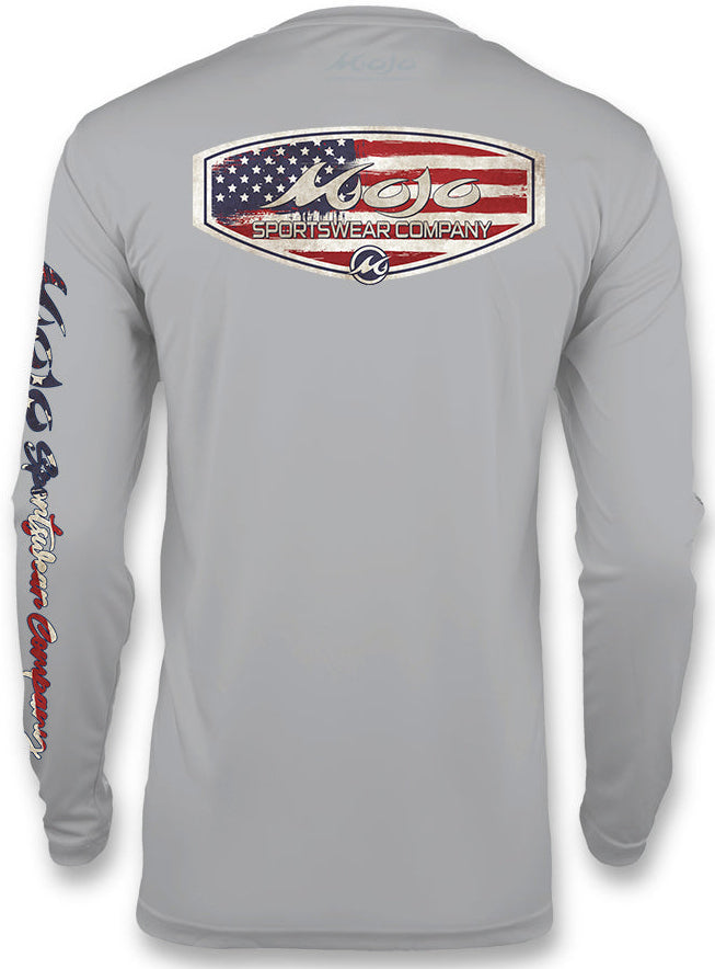Men's SoWAL Sun Jersey Patriot Crest Long Sleeve