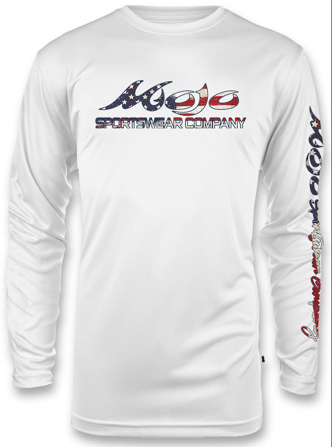 Men's SoWAL Sun Jersey Patriot Crest Long Sleeve