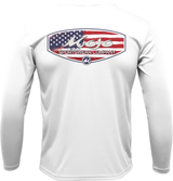Men's SoWAL Sun Jersey Patriot Crest Long Sleeve
