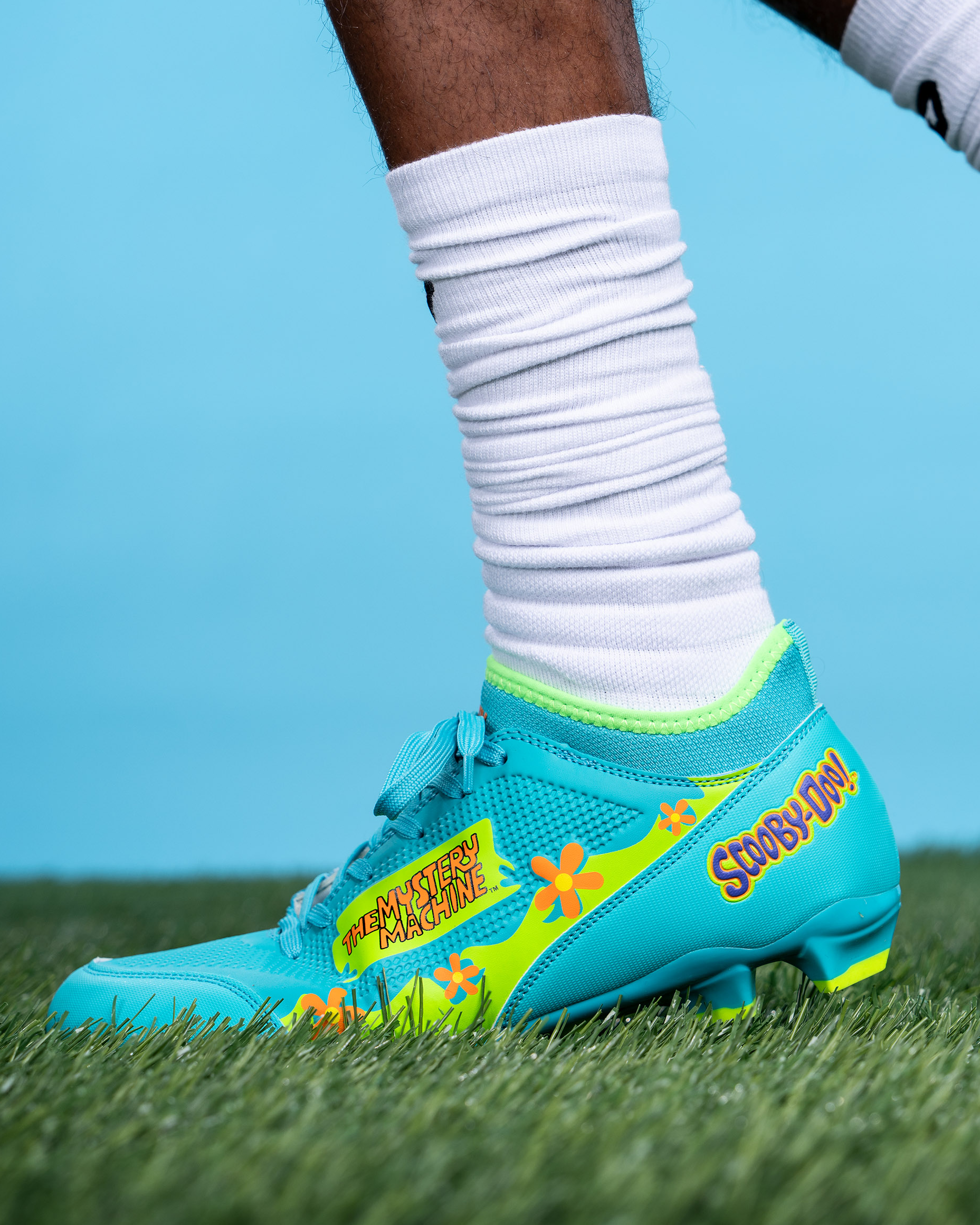 Scooby-Doo Mystery Machine Football Cleats - Velocity 3.0 by Phenom Elite