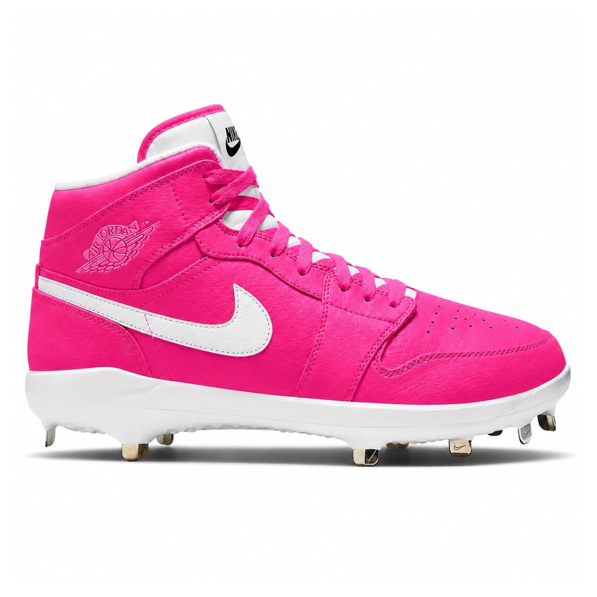 "Pink Aura" Jordan 1 Retro Cleats