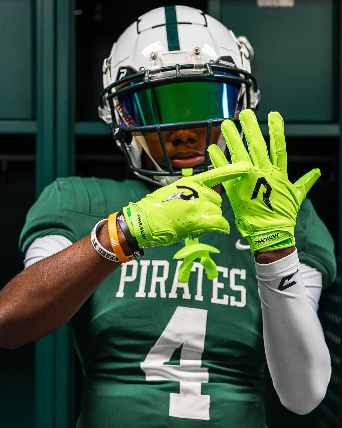 Phenom Elite VPS5 Adult Football Gloves - Team Colors