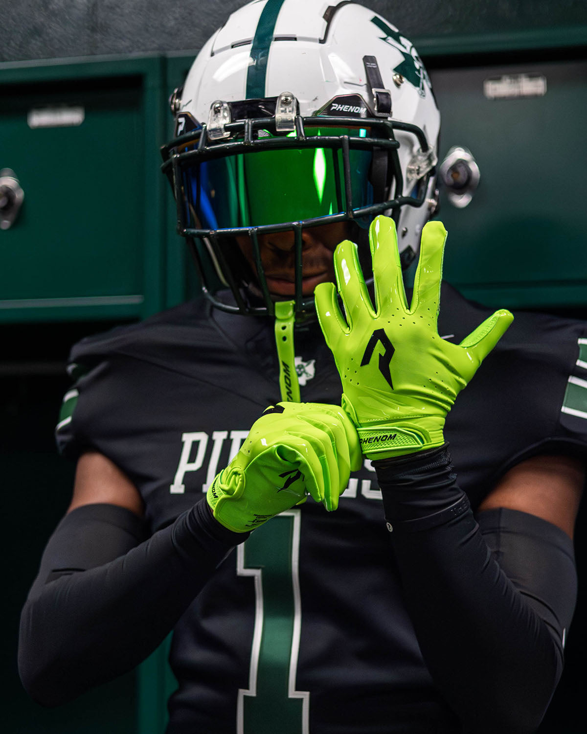 Phenom Elite VPS5 Youth Football Gloves - Team Colors