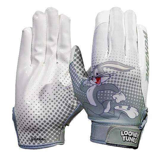 Looney Tunes Football Gloves - Bugs Bunny - VPS4 by Phenom Elite