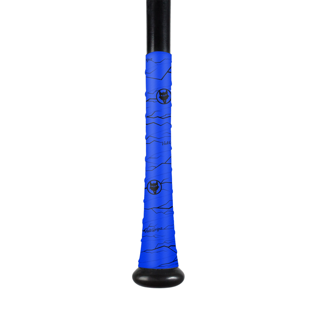 Pulse Blue Bat Grip Tape with Black - Pro Game Sports