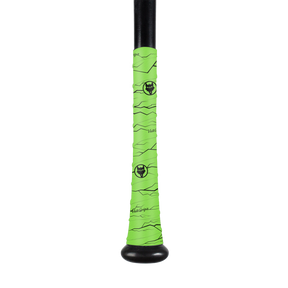 Pulse Neon Green Bat Grip Tape with Black - Pro Game Sports