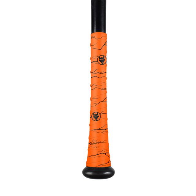 Pulse Orange Bat Grip Tape with Black - Pro Game Sports