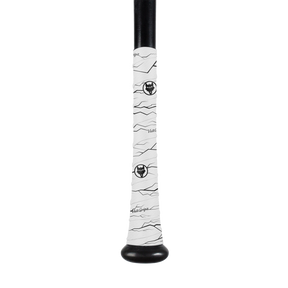 Pulse White Bat Grip Tape with Black - Pro Game Sports