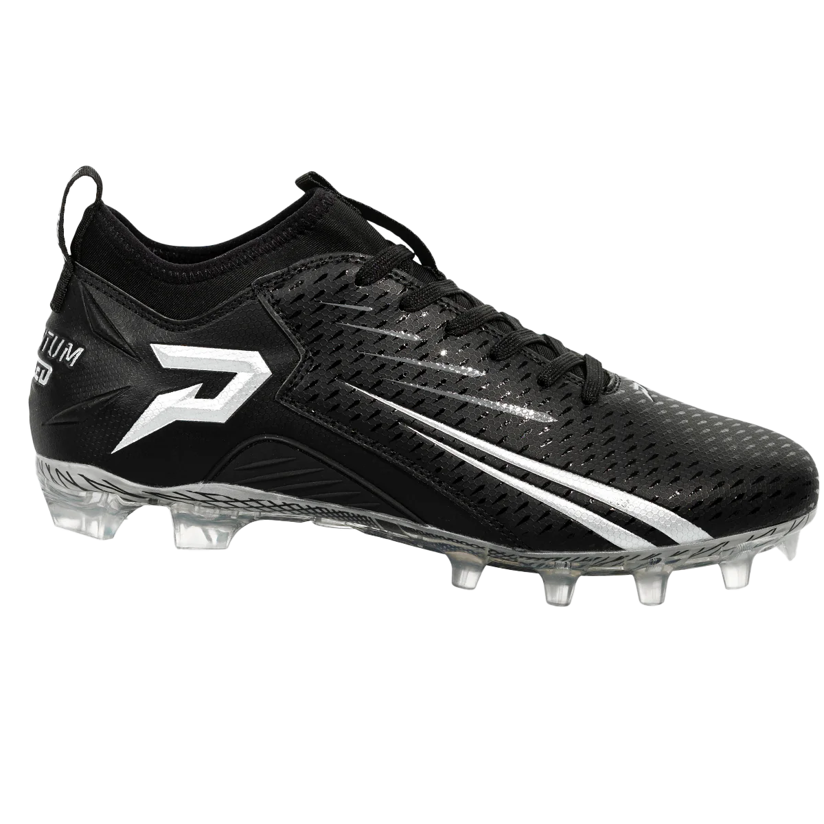 Quantum Speed: Football Cleats - Black - Team Colors