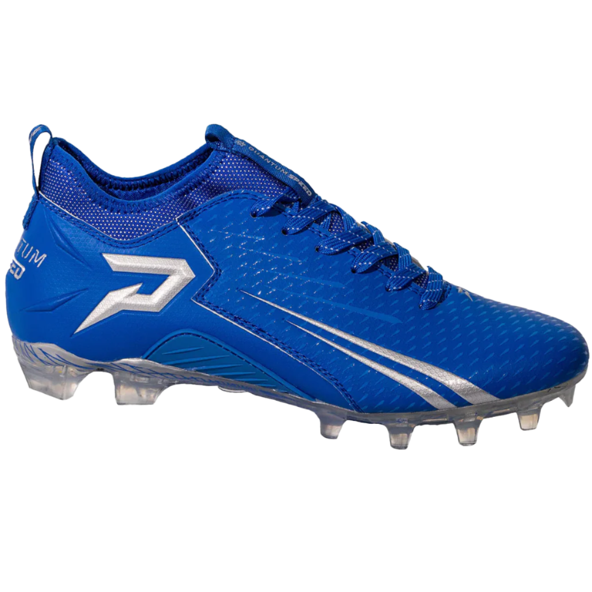Quantum Speed: Football Cleats - Royal Blue - Team Colors - Pro Game Sports