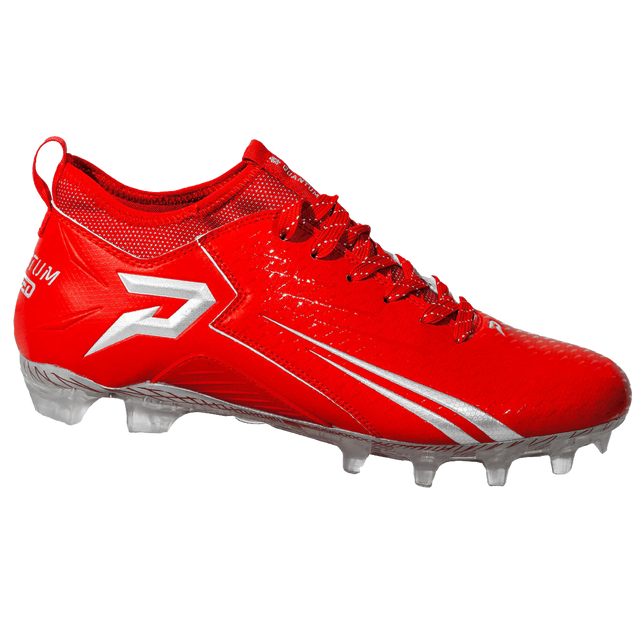 Quantum Speed: Football Cleats - Red - Team Colors - Pro Game Sports
