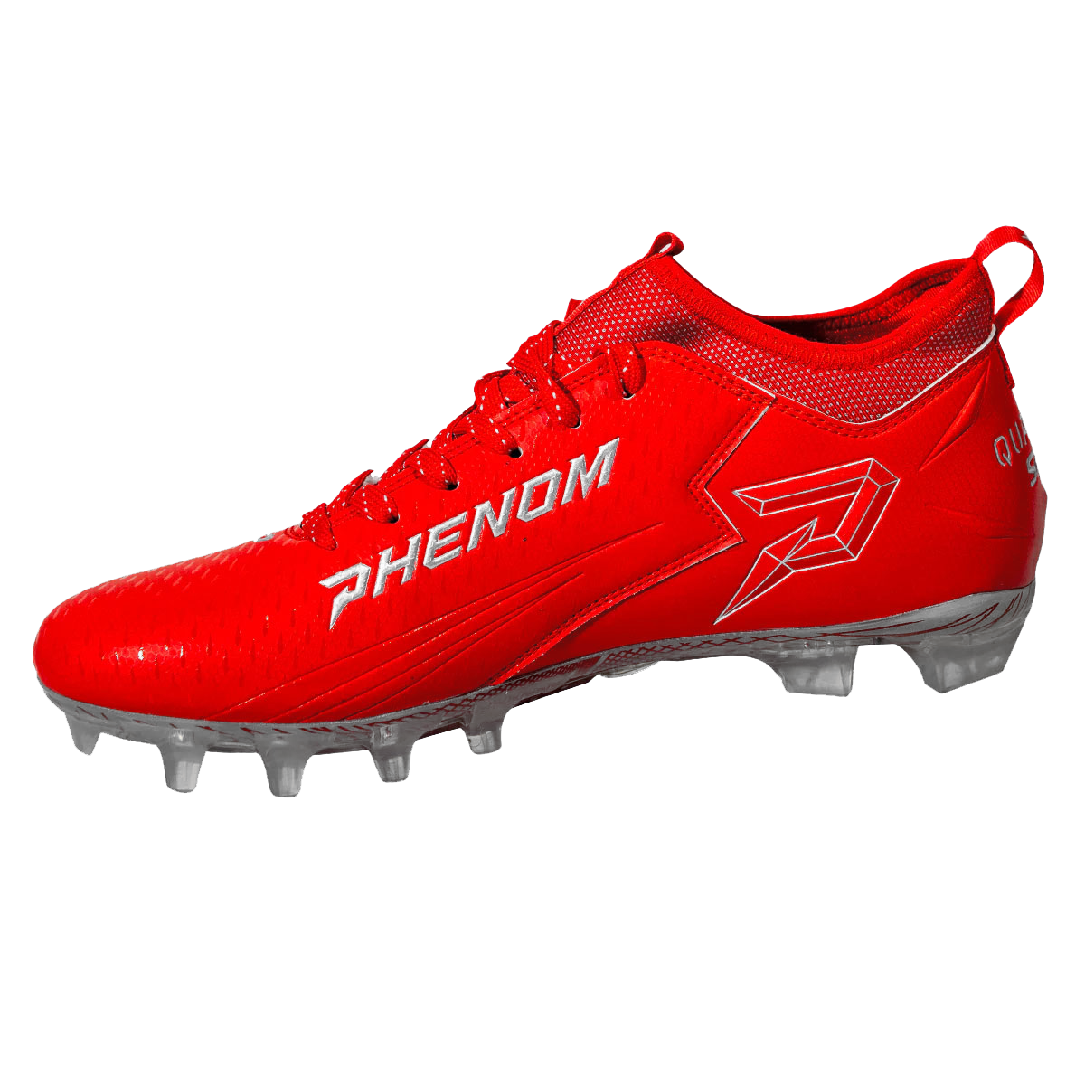 Quantum Speed: Football Cleats - Red - Team Colors