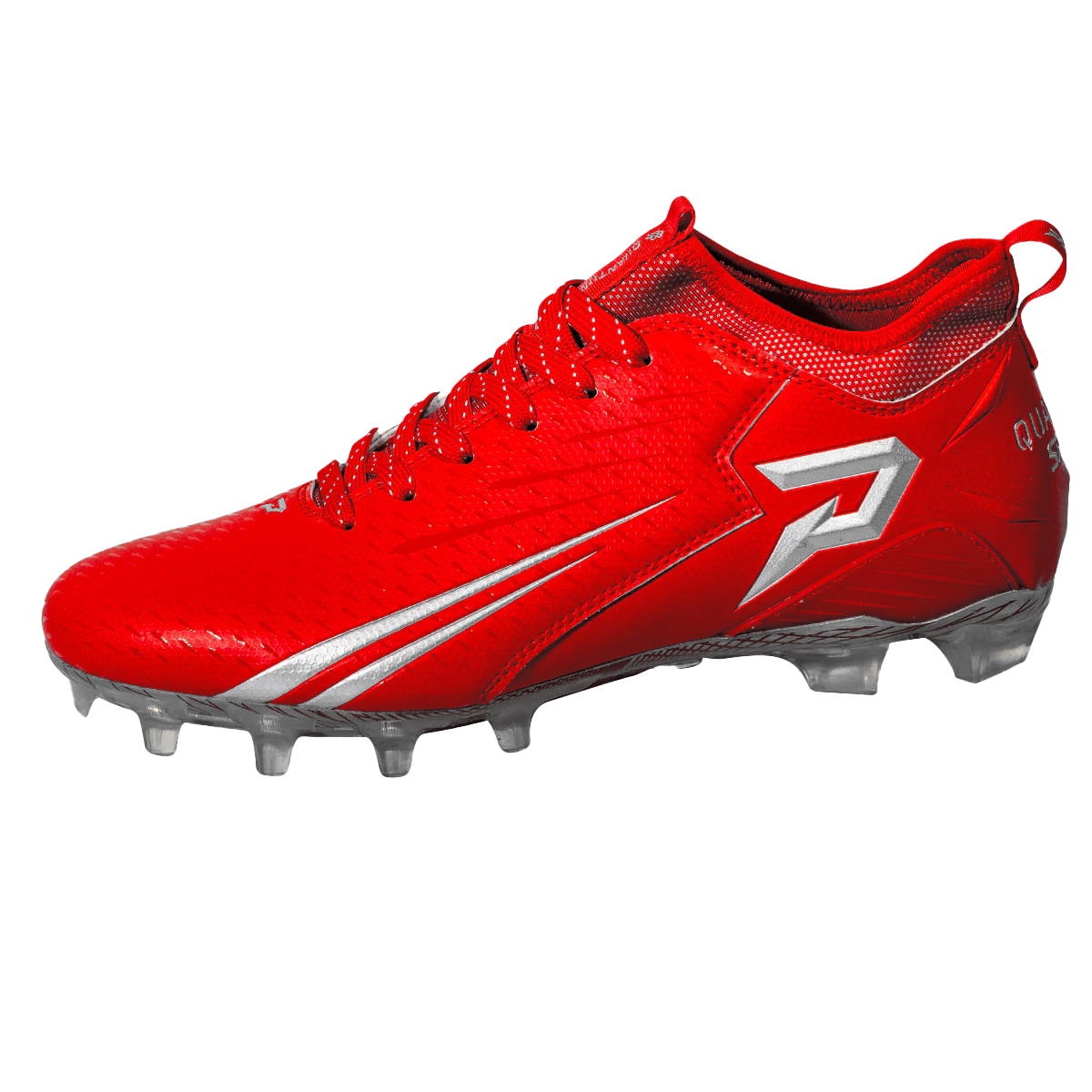 Quantum Speed: Football Cleats - Red - Team Colors