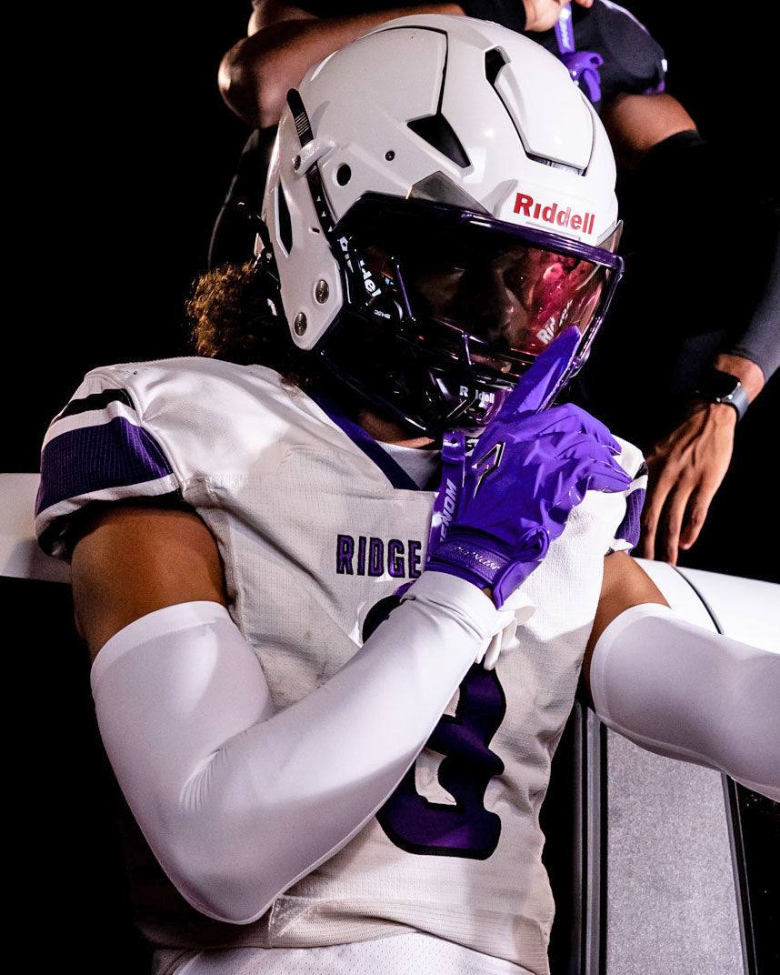 Phenom Elite Quantum Fierce Adult Padded Football Gloves - Team Colors