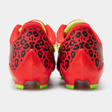 Phenom Elite Quantum Carbon Football Cleats – Red Leopard