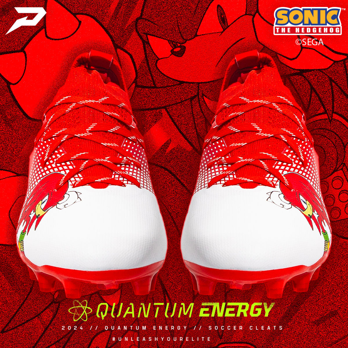 Knuckles the Echidna All Purpose Cleats - Quantum Energy by Phenom Elite