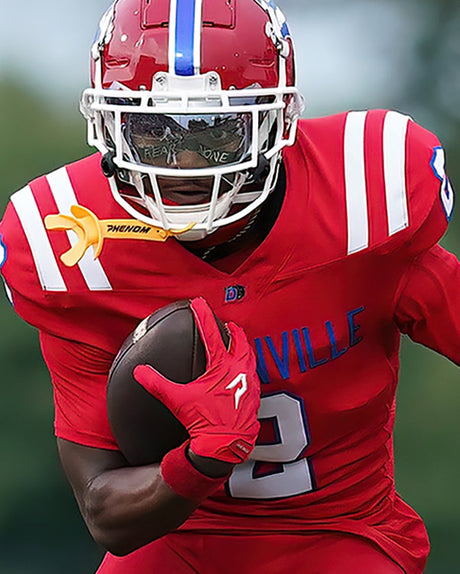 Phenom Elite Quantum Fierce Adult Padded Football Gloves - Team Colors - Pro Game Sports