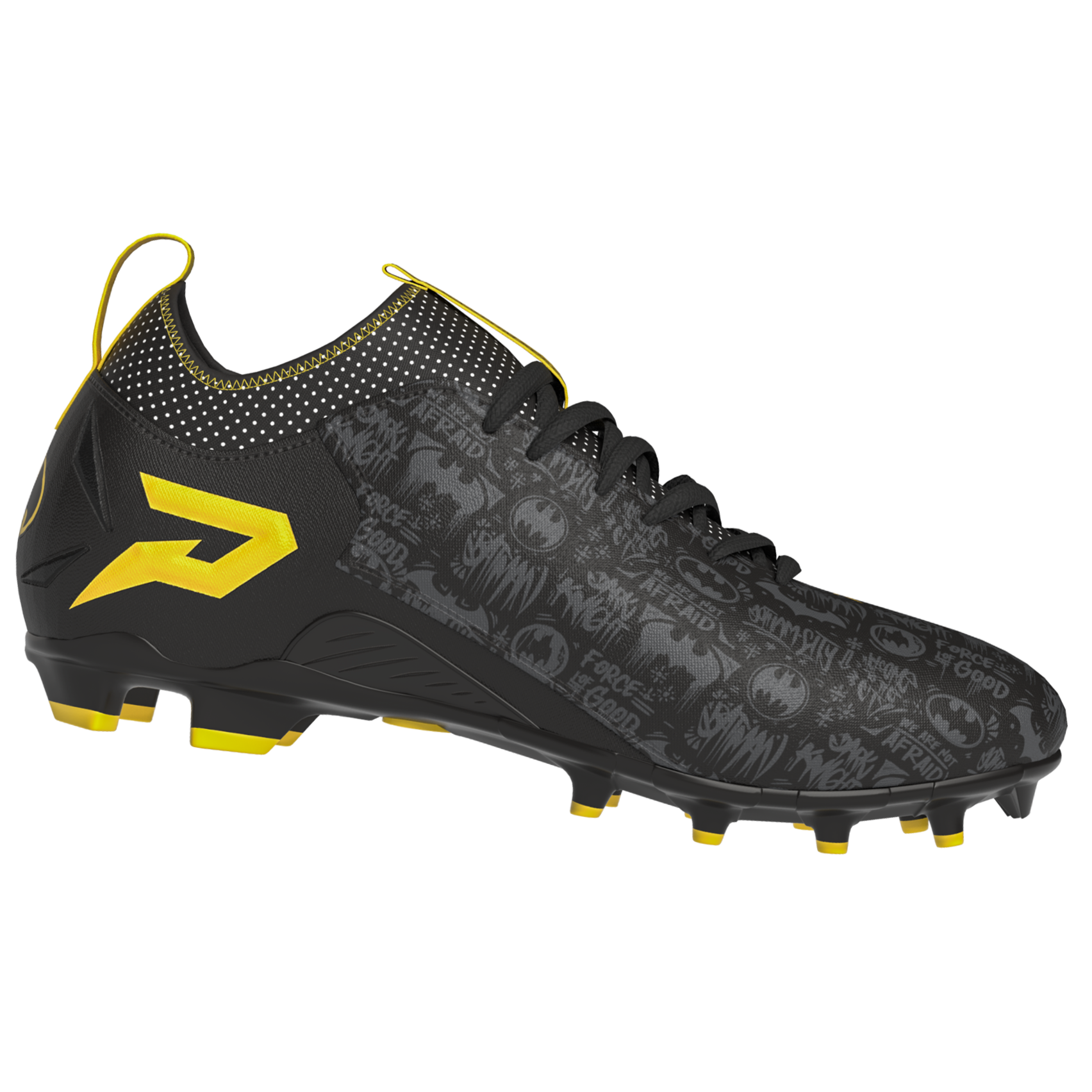 Batman Football Cleats - Quantum Speed by Phenom Elite