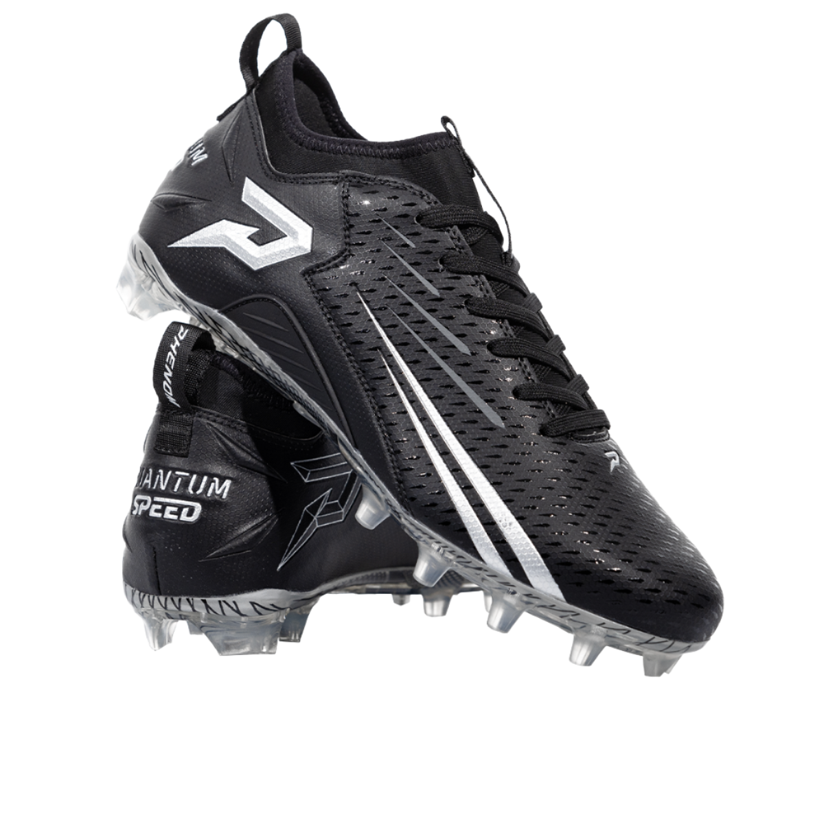 Quantum Speed: Football Cleats - Black - Team Colors