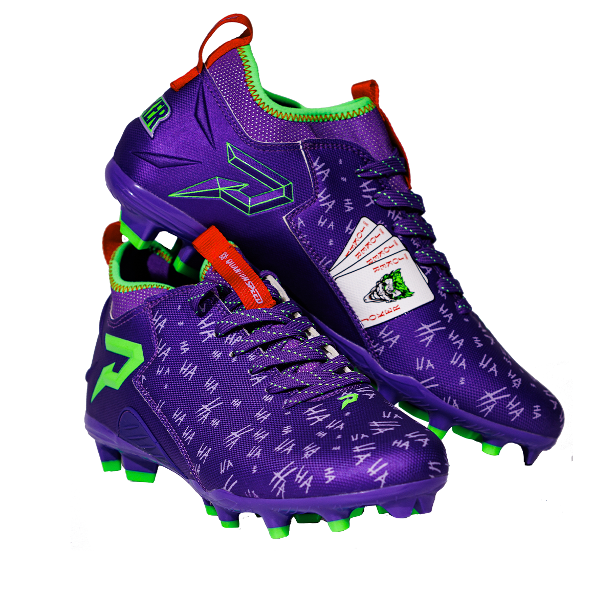 Classic 'The Joker' Football Cleats - Quantum Speed by Phenom Elite