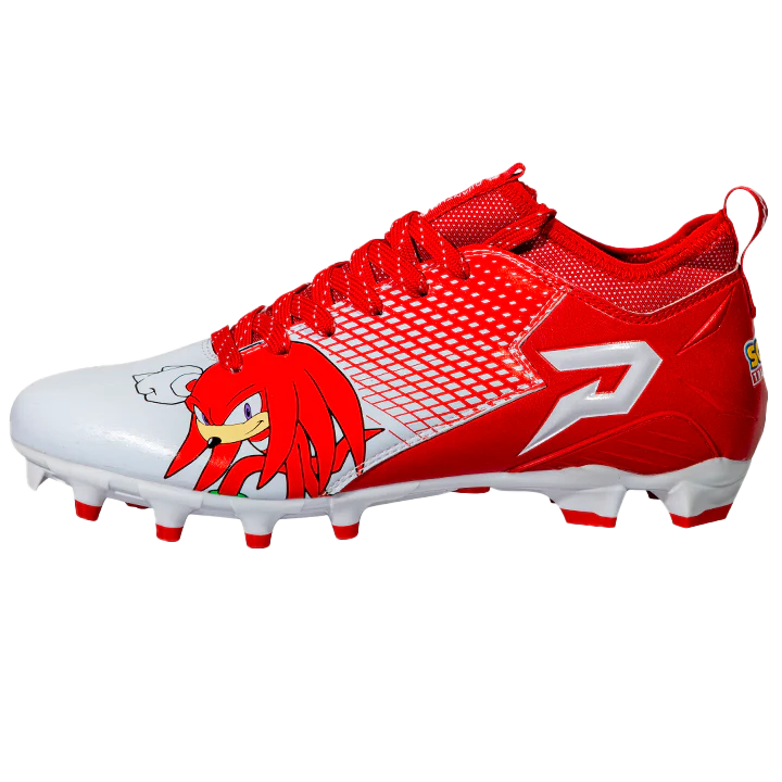 Knuckles the Echidna Football Cleats - Quantum Speed by Phenom Elite