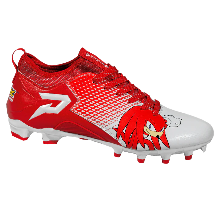 Knuckles the Echidna Football Cleats - Quantum Speed by Phenom Elite