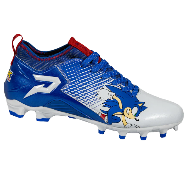 Sonic the Hedgehog Football Cleats by Phenom Elite - Pro Game Sports