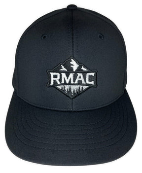 Rocky Mountain Athletic Conference Logo [RMAC] 4-Stitch Baseball Hat - Black - Pro Game Sports