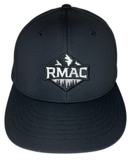 Rocky Mountain Athletic Conference Logo [RMAC] 4-Stitch Baseball Hat - Black - Pro Game Sports