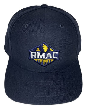 Rocky Mountain Athletic Conference Logo [RMAC] 6-Stitch Softball Hat - Navy - Pro Game Sports