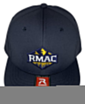 Rocky Mountain Athletic Conference Logo [RMAC] 4-Stitch Pulse R-Flex Softball Hat - Navy - Pro Game Sports
