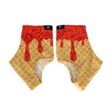 Red Ice Cream Cleat Covers (Spats) - Pro Game Sports