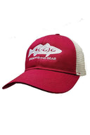 Gorra bordada de pez rojo