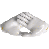 Phenom Elite Quantum Fierce Youth & Adult Padded Football Gloves - Gold Rush White