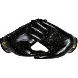 Phenom Elite Quantum Fierce Youth & Adult Padded Football Gloves - Gold Rush Black