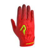 Phenom Elite Quantum Fierce Youth & Adult Padded Football Gloves - Red Leopard