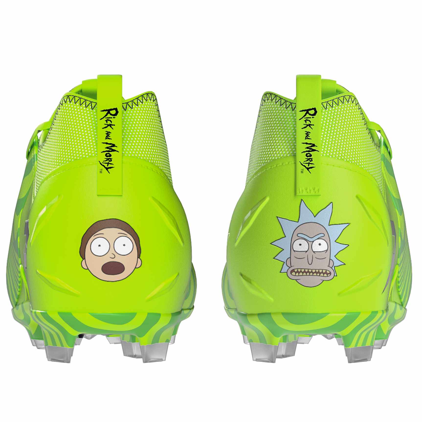 Rick and Morty Football Cleats - Quantum Speed 2.0 by Phenom Elite