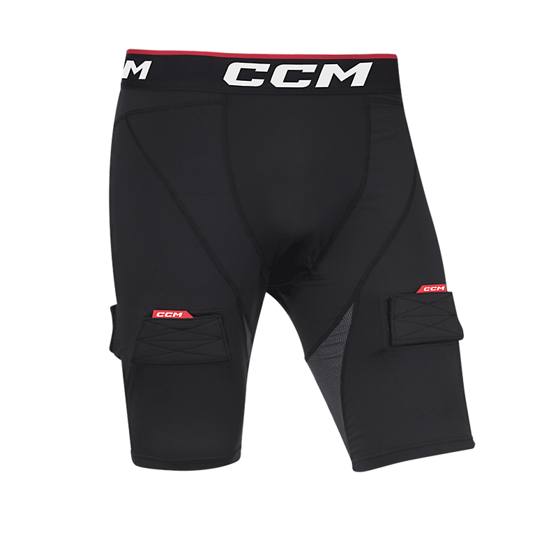 CCM Compression Youth Shorts with Jock