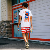USA Flag Ice Cream Shorts