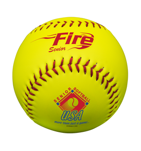 Fire Senior Slowpitch Softballs - 1 Dozen - Pro Game Sports