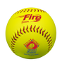 Fire Senior Slowpitch Softballs - 1 Dozen - Pro Game Sports