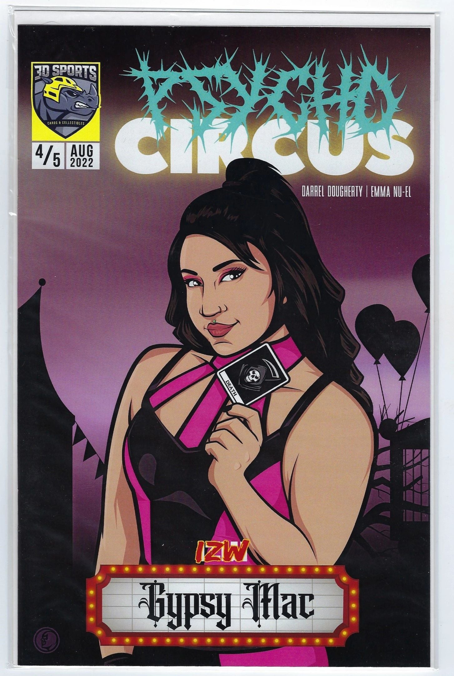 Gypsy Mac IZW Psycho Circus Comic Book Cover 4/5