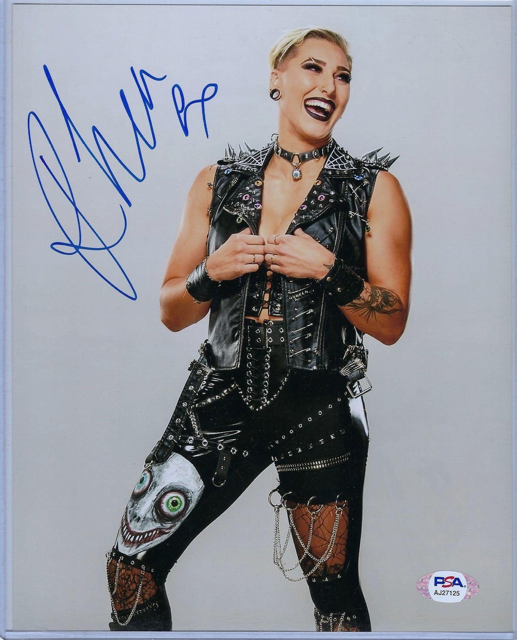 RHEA RIPLEY WWE NXT SIGNED AUTOGRAPH 8X10 PHOTO #2 W/ PSA COA