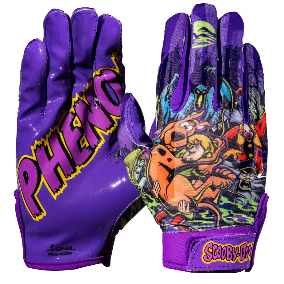 Scooby-Doo 'Unmasked' Football Gloves - VPS1 by Phenom Elite - Pro Game Sports
