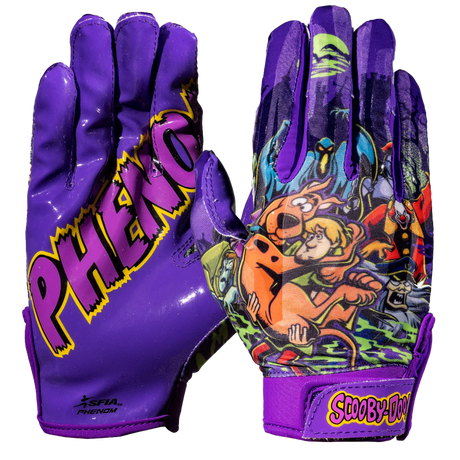 Scooby-Doo 'Unmasked' Football Gloves - VPS1 by Phenom Elite - Pro Game Sports