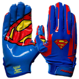 Superman Football Gloves - VPS1 by Phenom Elite